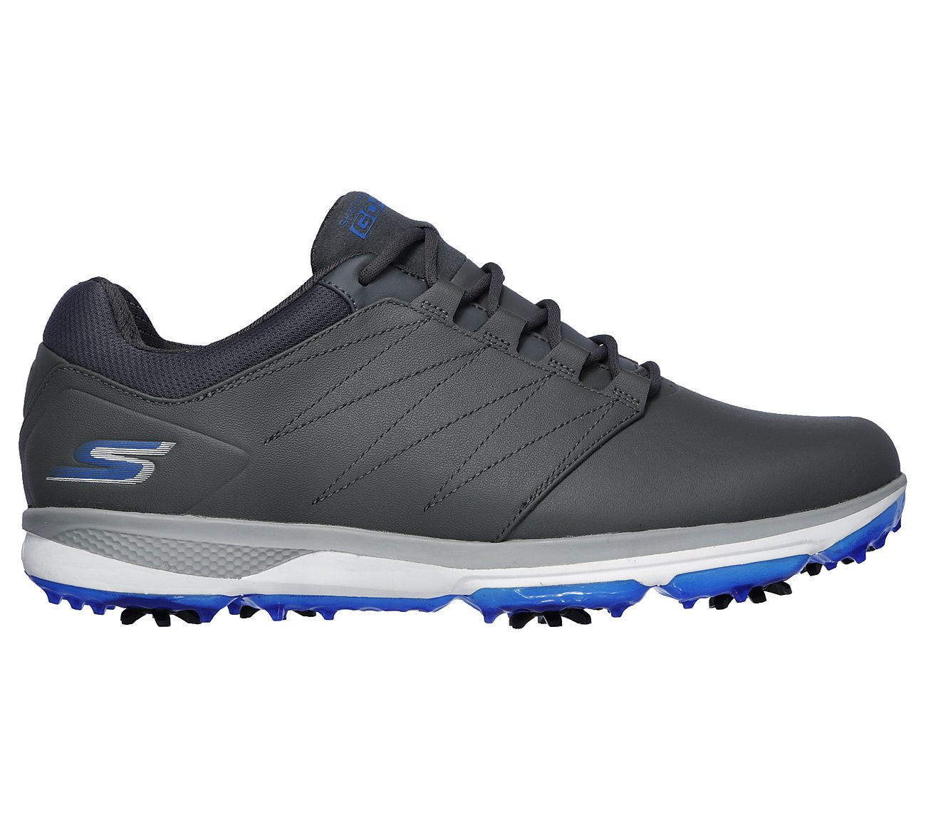 skechers men's pro 4 waterproof golf shoe