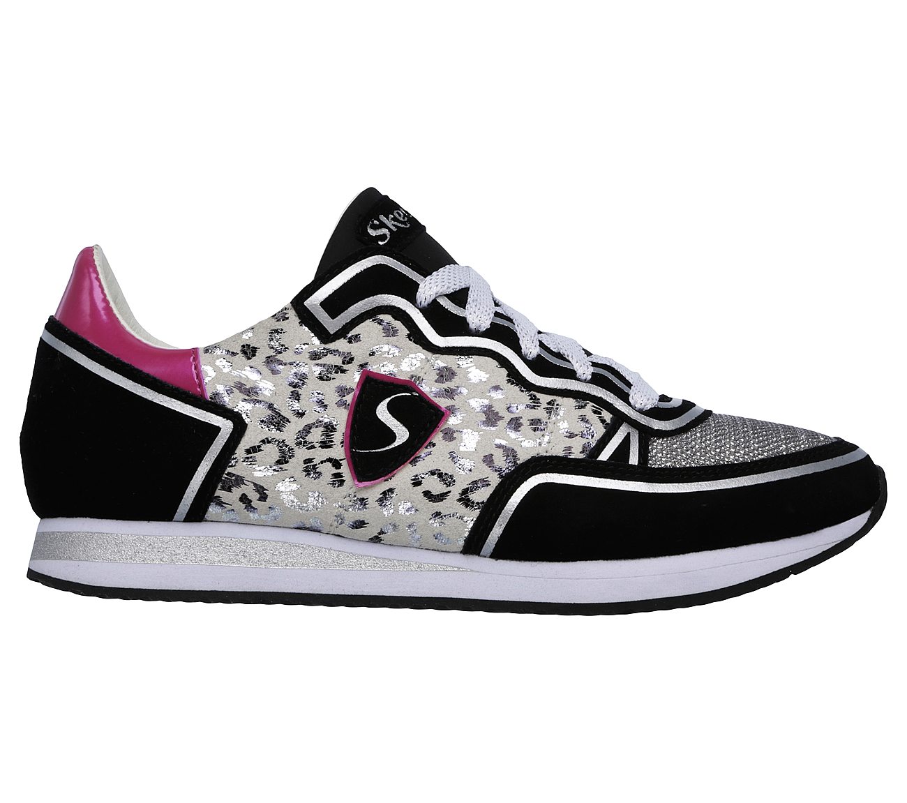 skechers go run leopard