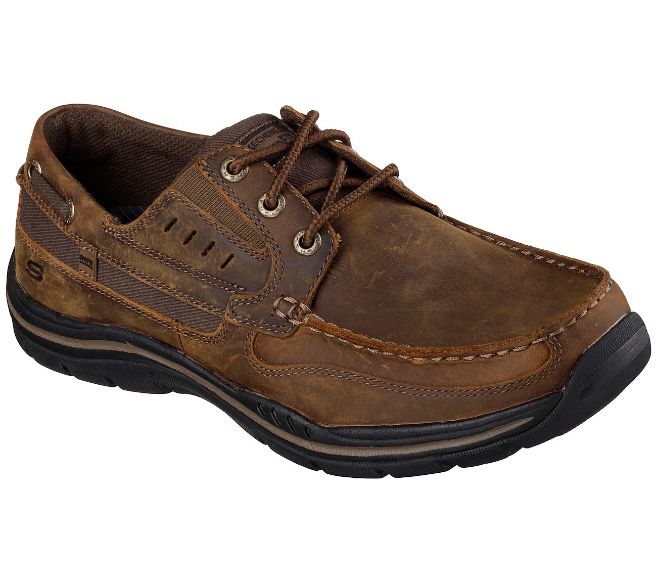 skechers usa men's expected gembel relax fit oxford