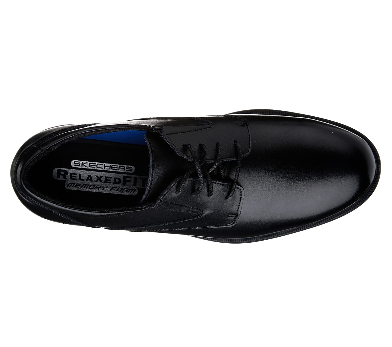 skechers black formal shoes
