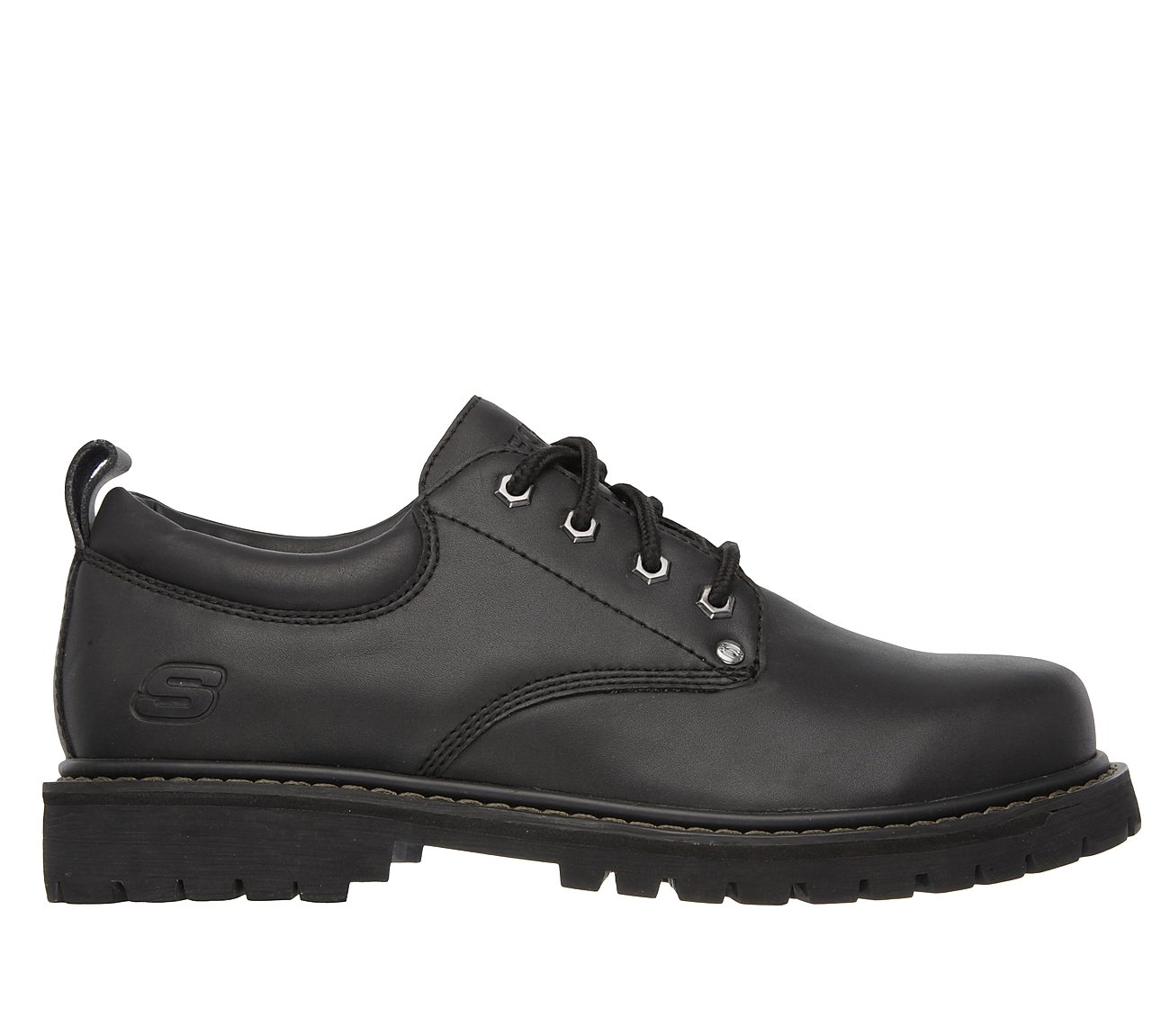 men's skechers shoes leather upper