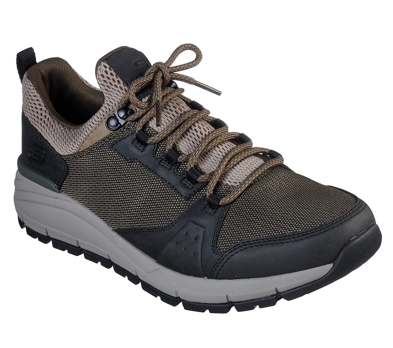 skechers relaxed fit olive