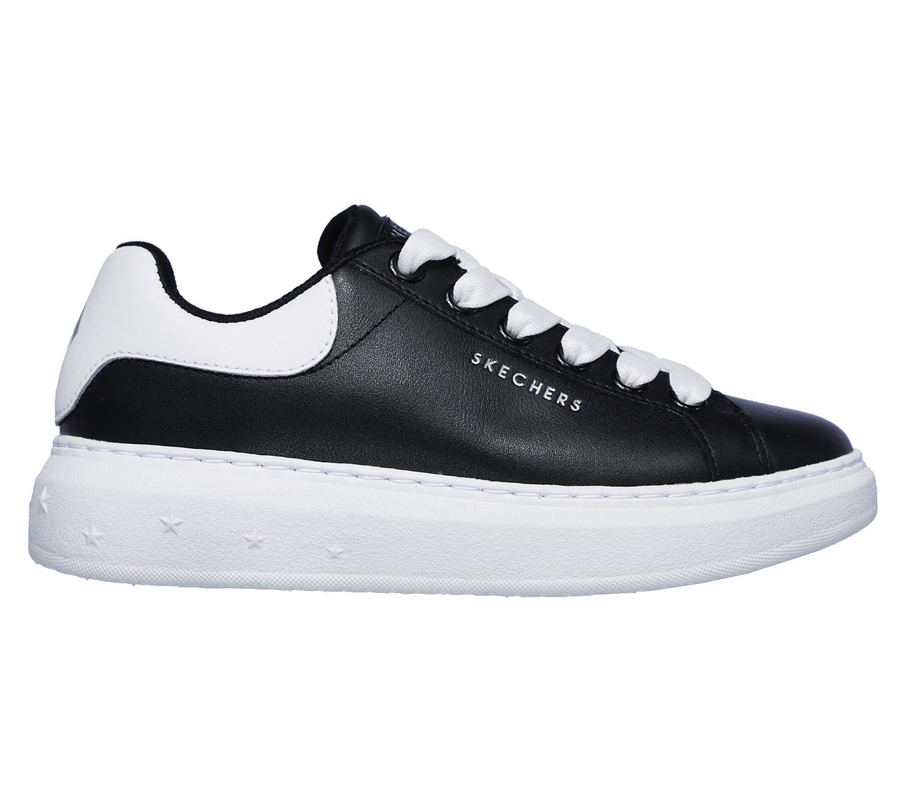 skechers high street lace up trainers