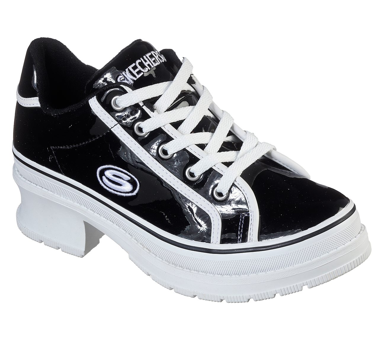 wedge rubber shoes skechers