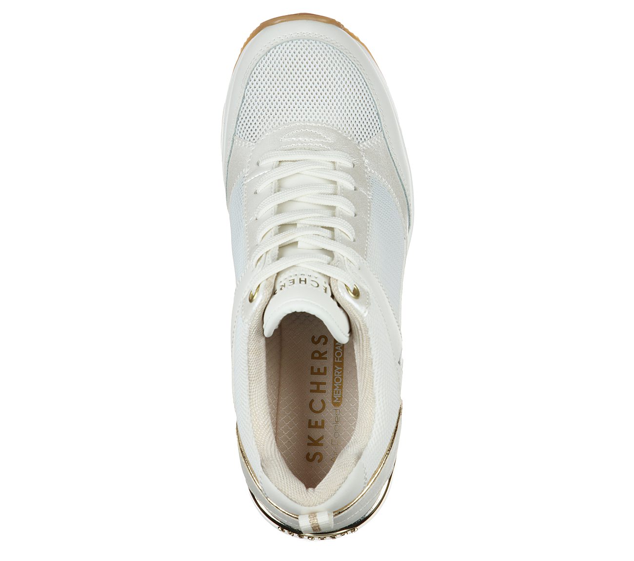 skechers million air up there wedge heel trainers