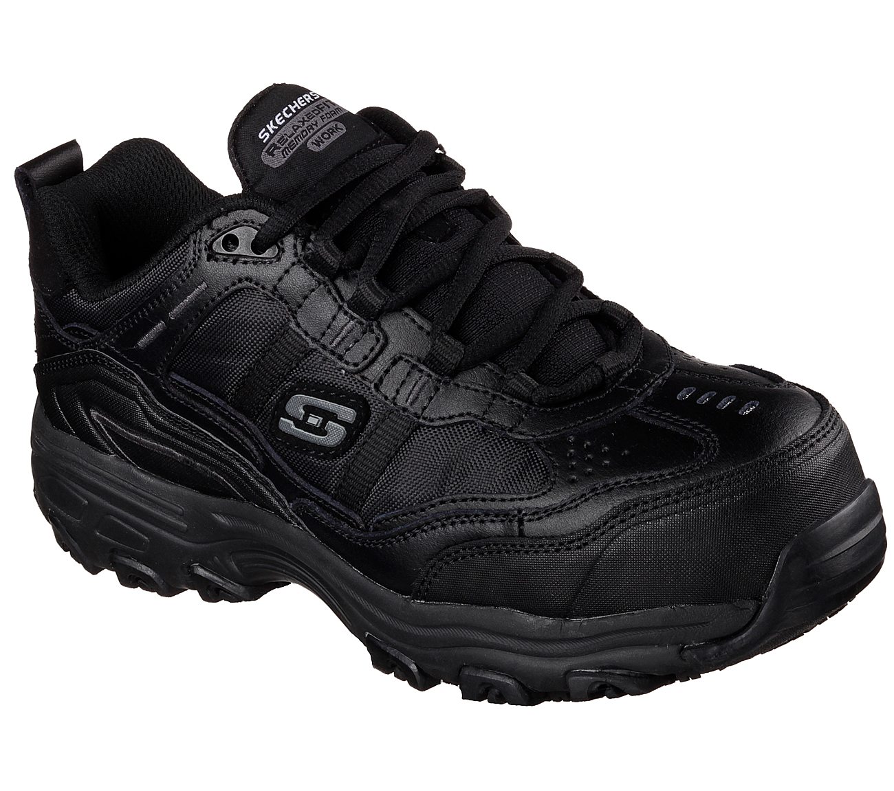 Buy SKECHERS Work Relaxed Fit: D'Lites - Tolland Comp Toe Work Shoes