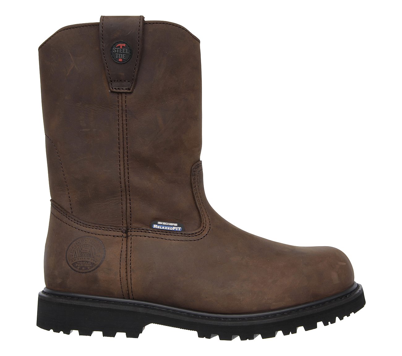 mens skechers pull on boots