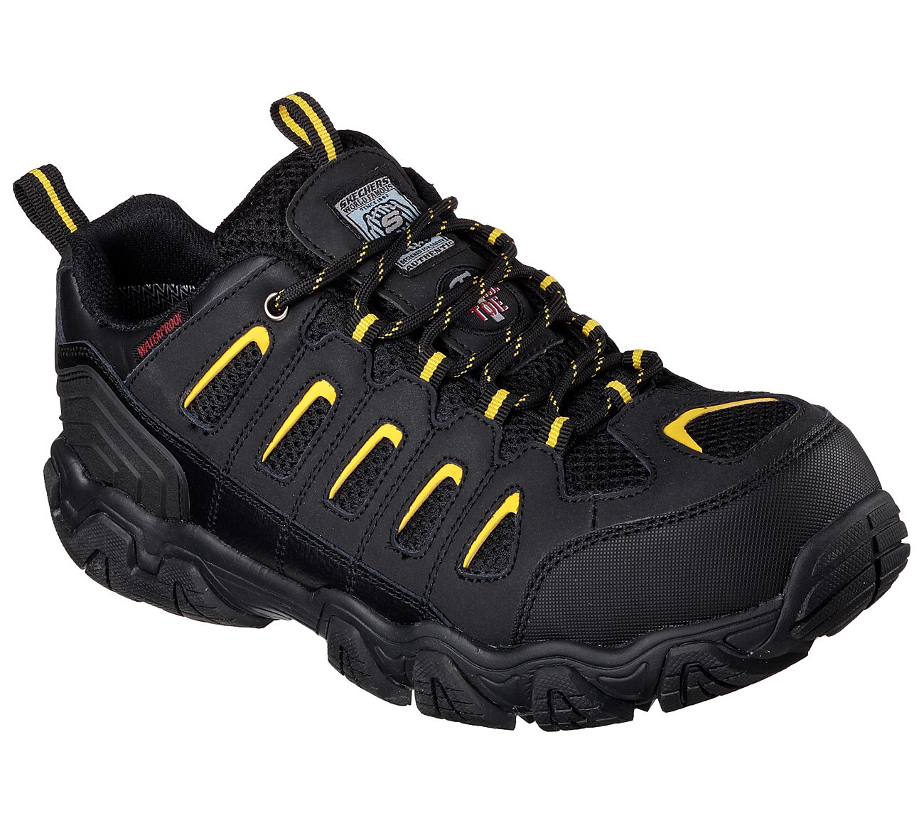 skechers waterproof work shoe