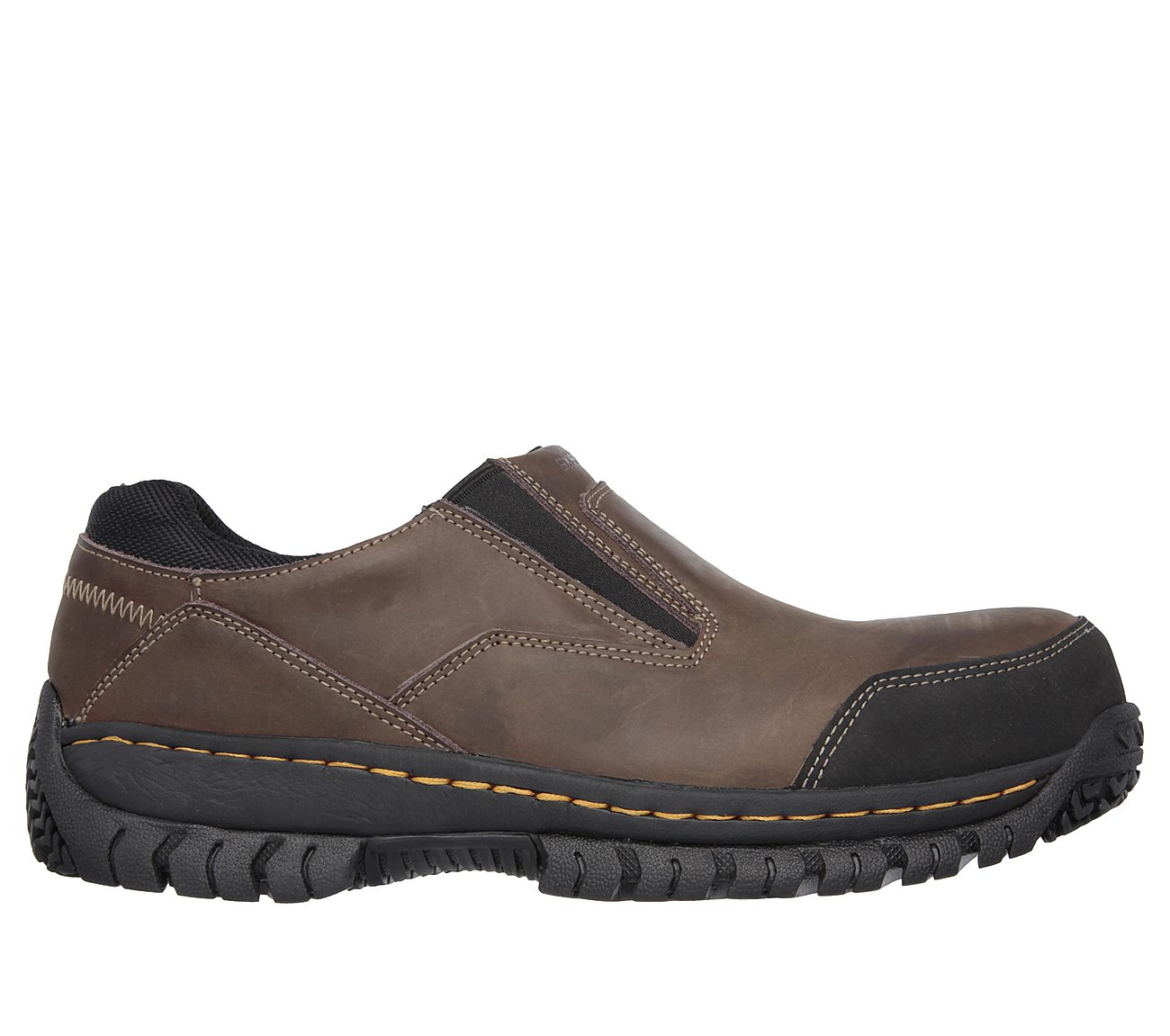 slip on leather work shoes