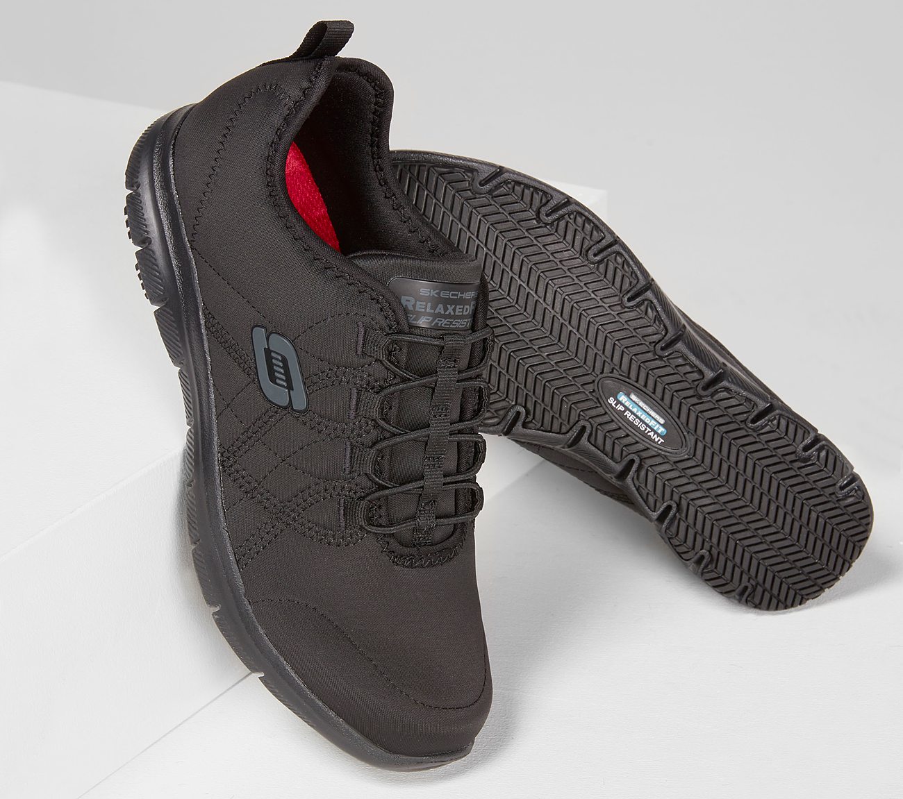 skechers relaxed fit work shoes