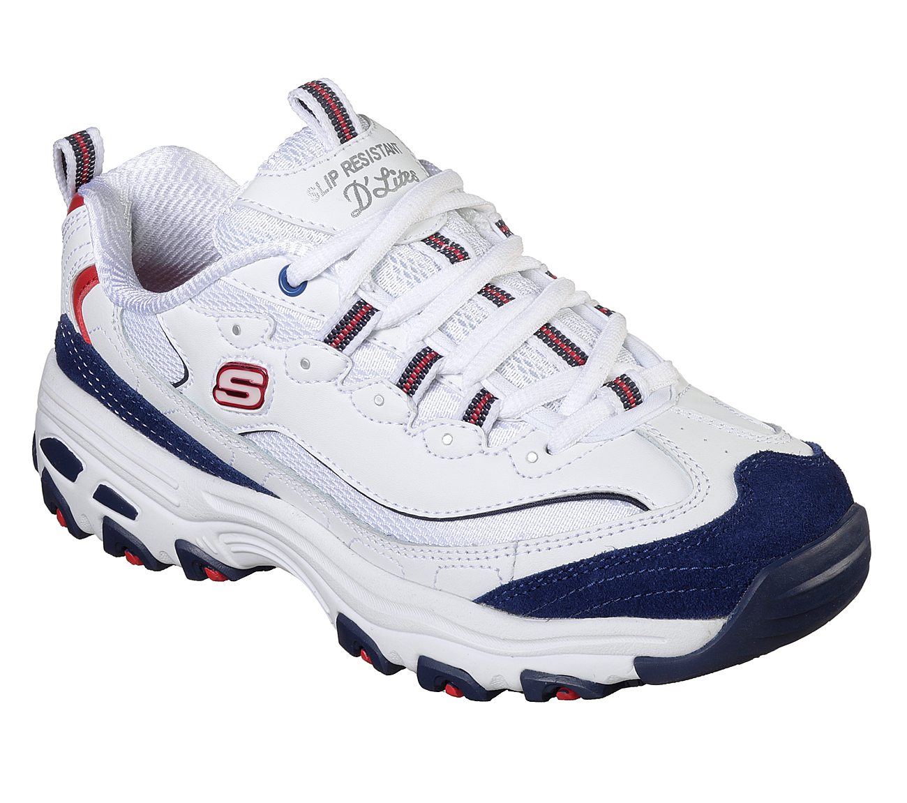 Buy SKECHERS Work Relaxed Fit: D'Lites SR - Health Care Pro Work Shoes ...