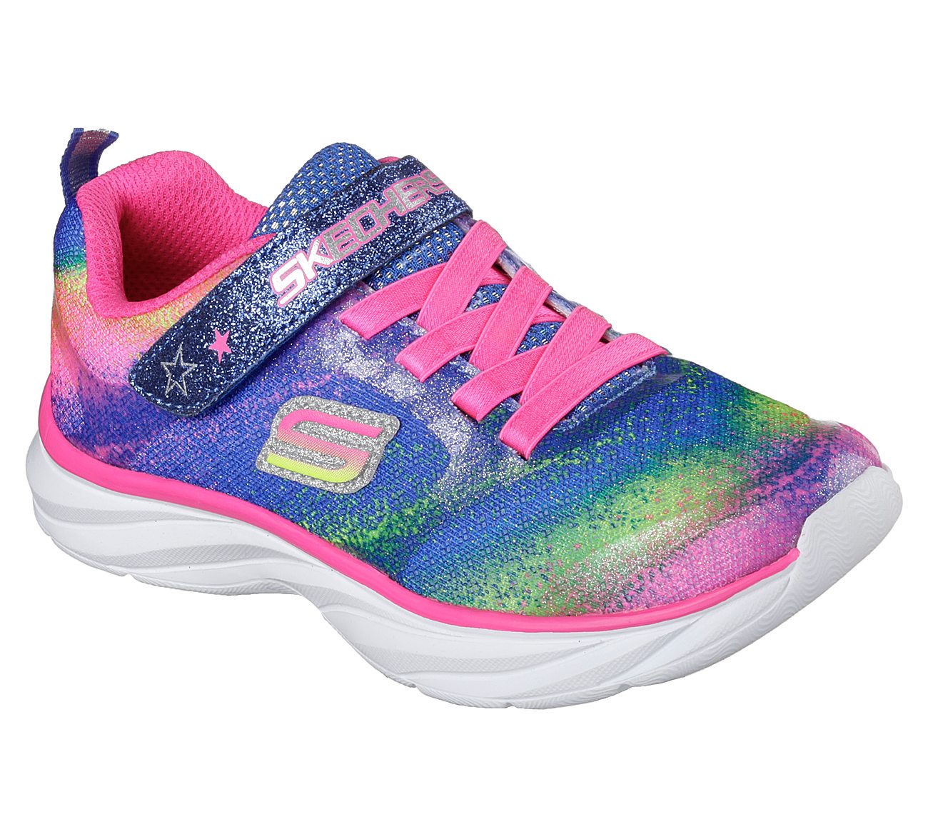 skechers multi colored running shoes