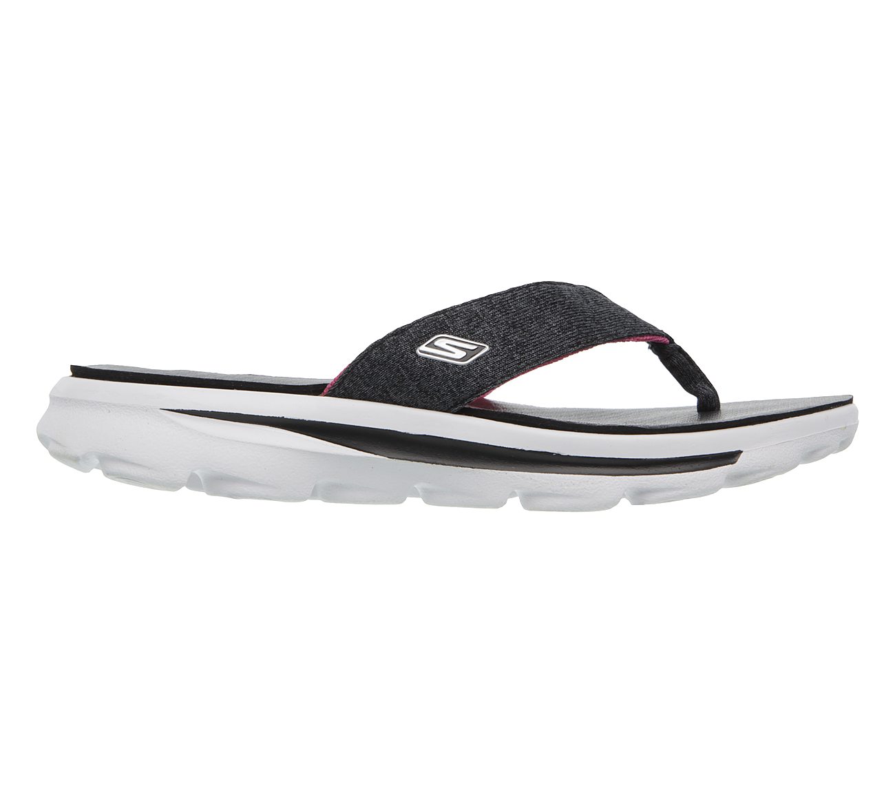 skechers performance women's go walk move solstice flip flop