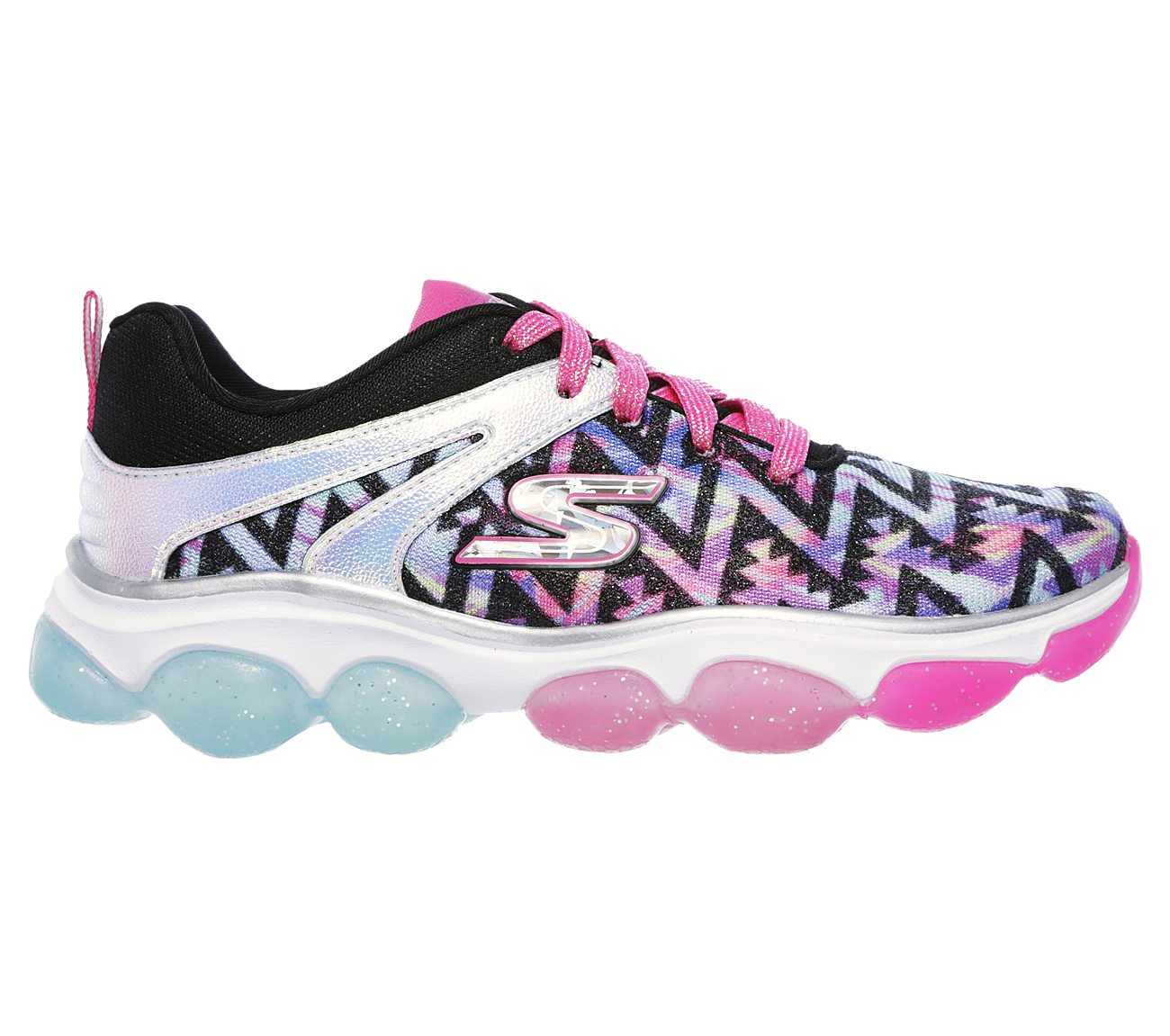 skechers multi colored running shoes 