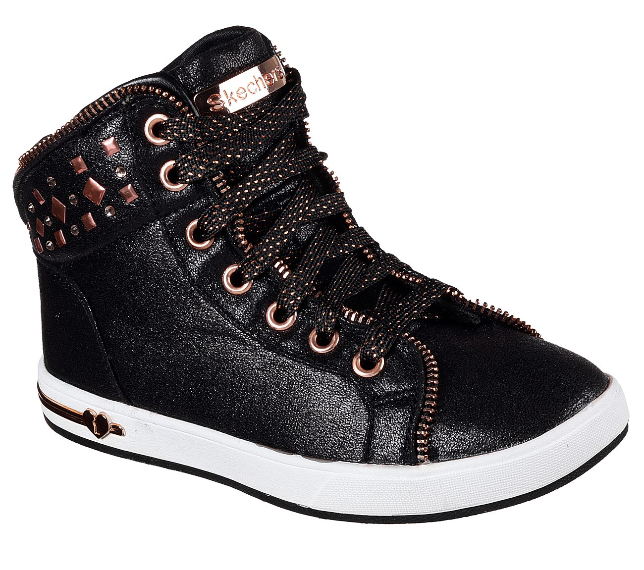 skechers high top sneakers