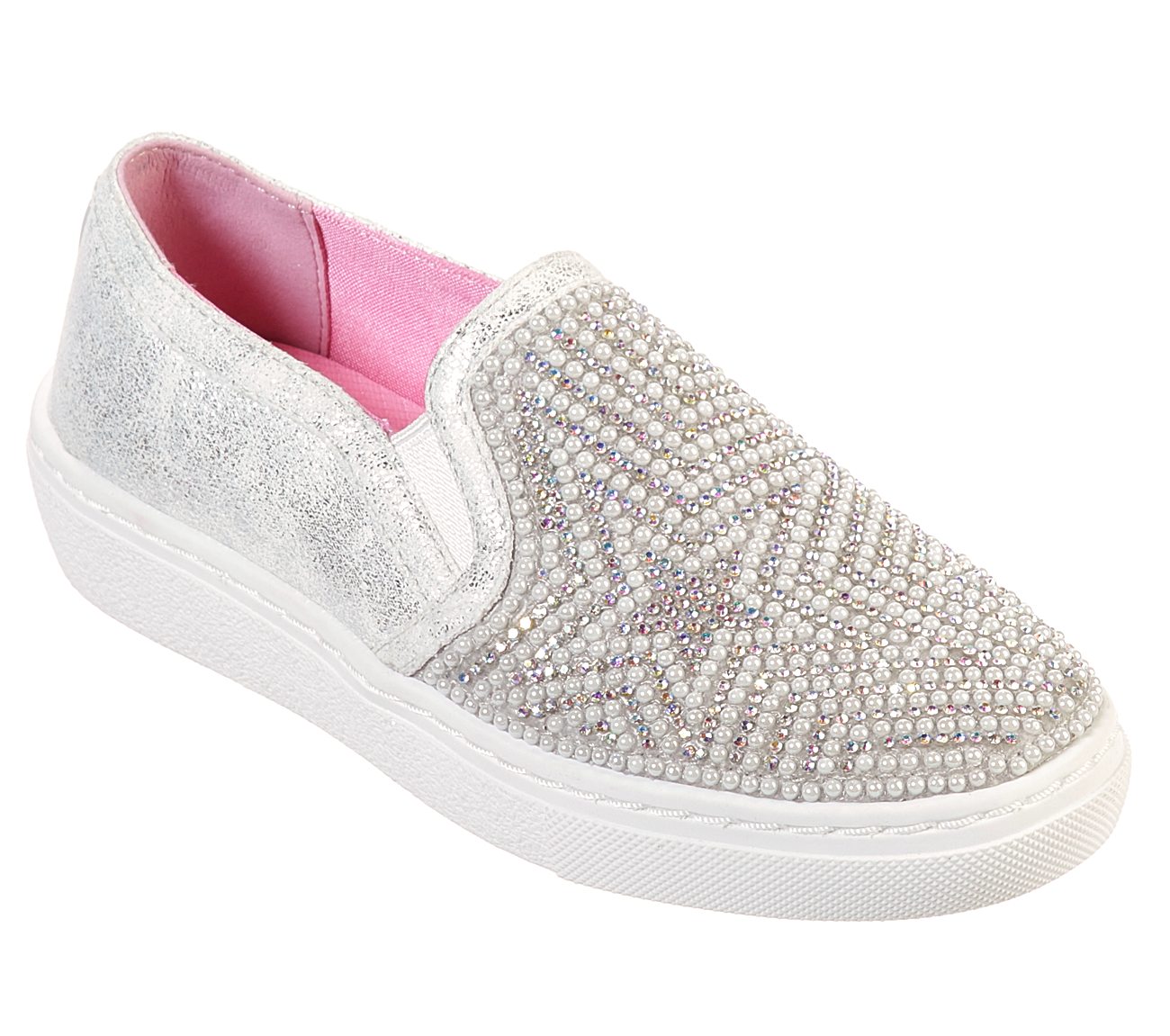 skechers rhinestone slip ons