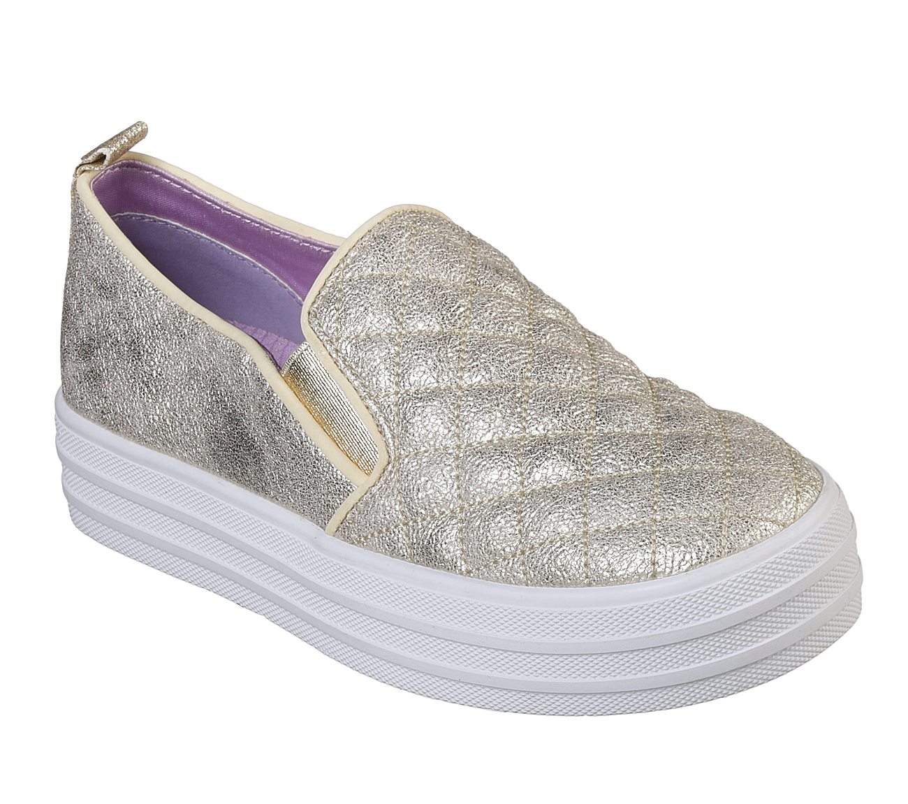 skechers quilted slip on