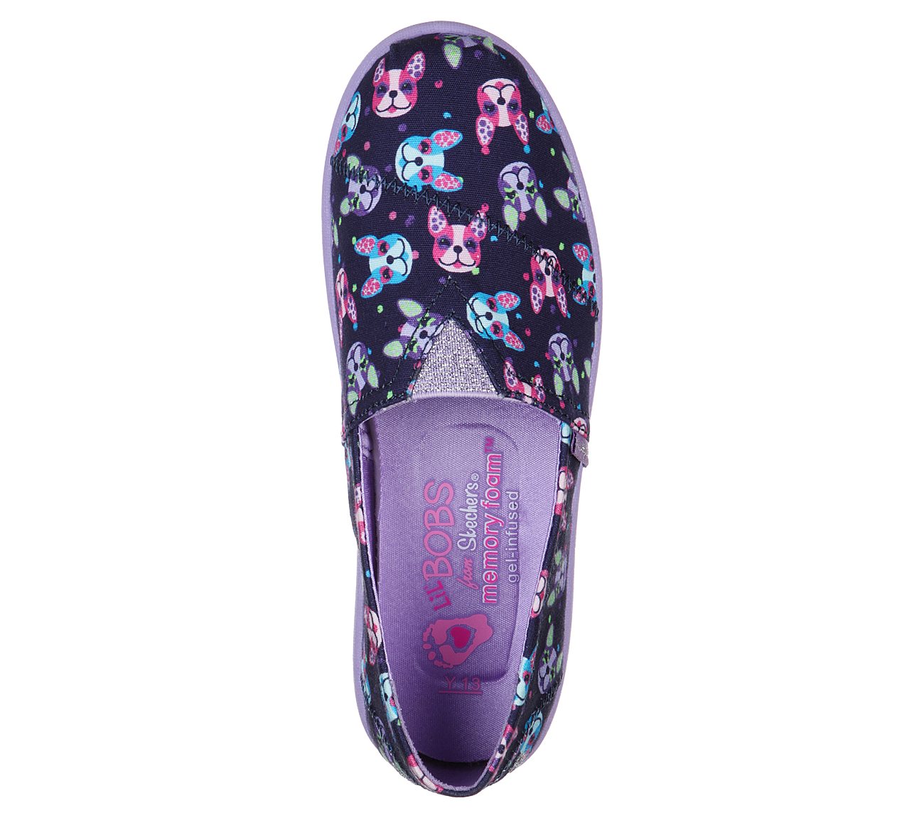 skechers memory foam purple