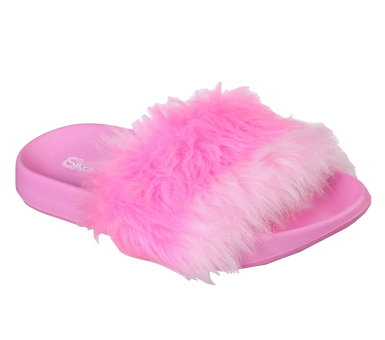 SKECHERS Fur Sunny Slides USA Casuals Shoes
