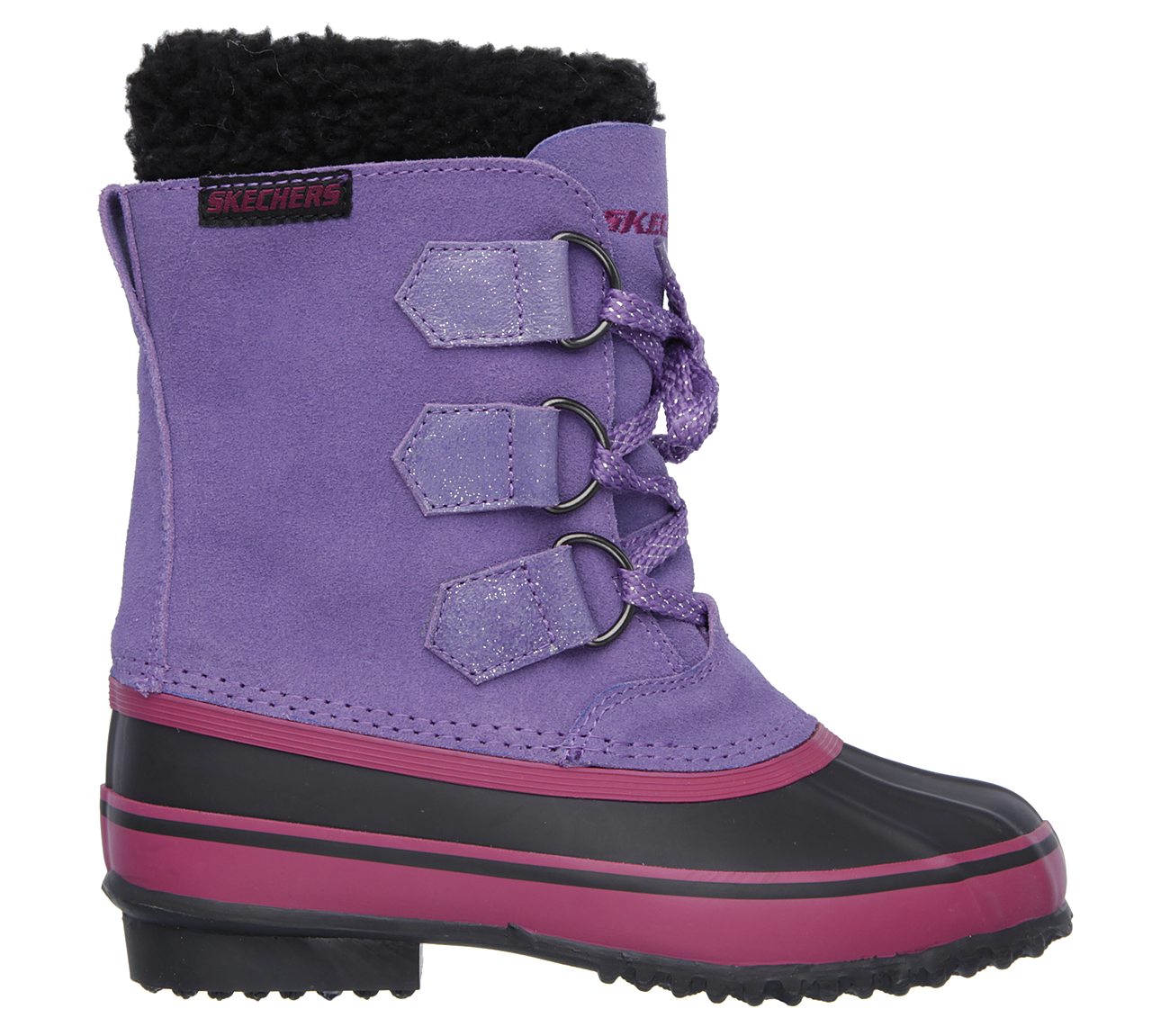 skechers boots purple