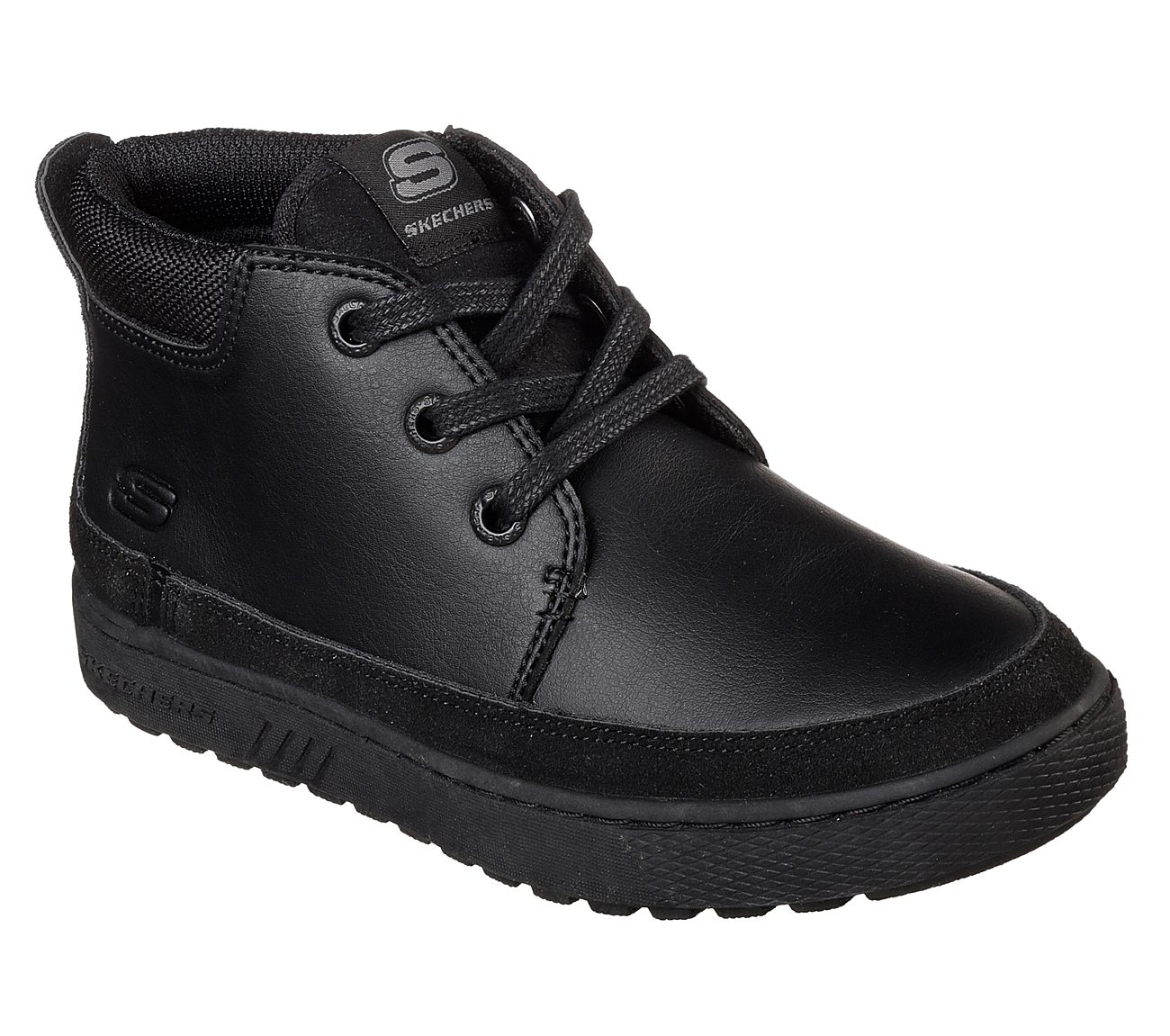skechers pulse childrens high top shoes