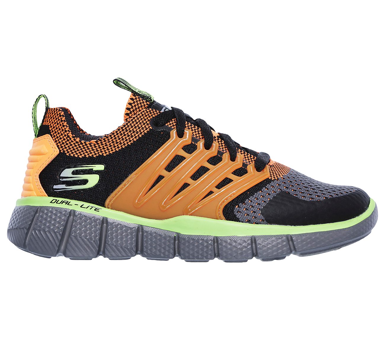 skechers equalizer 2.0 hombre naranja