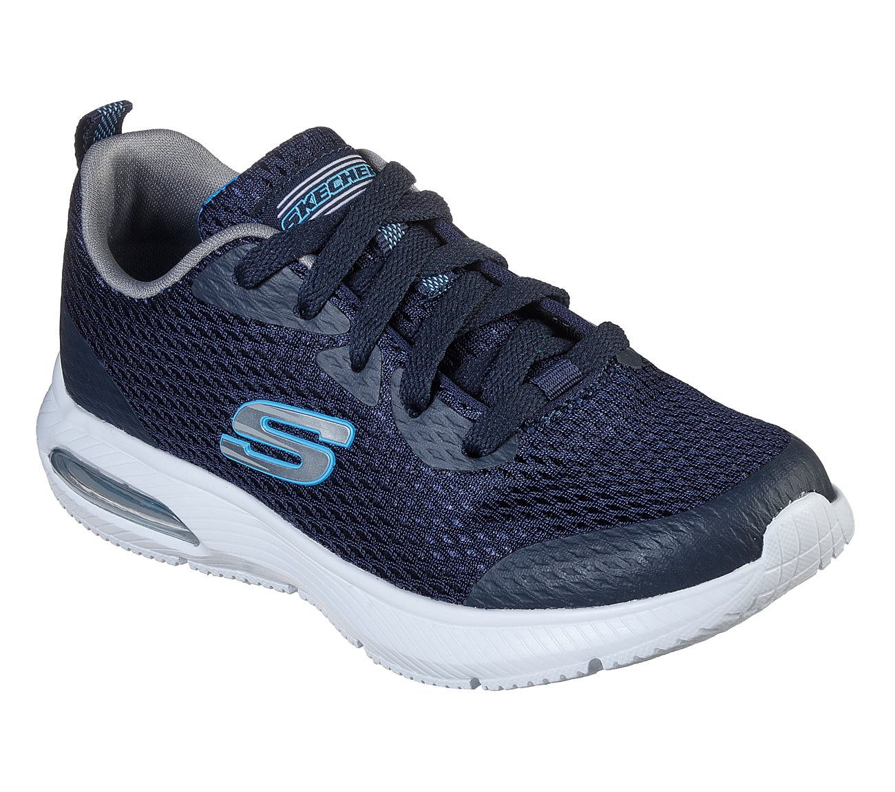 skechers lace up sneakers mujer azul