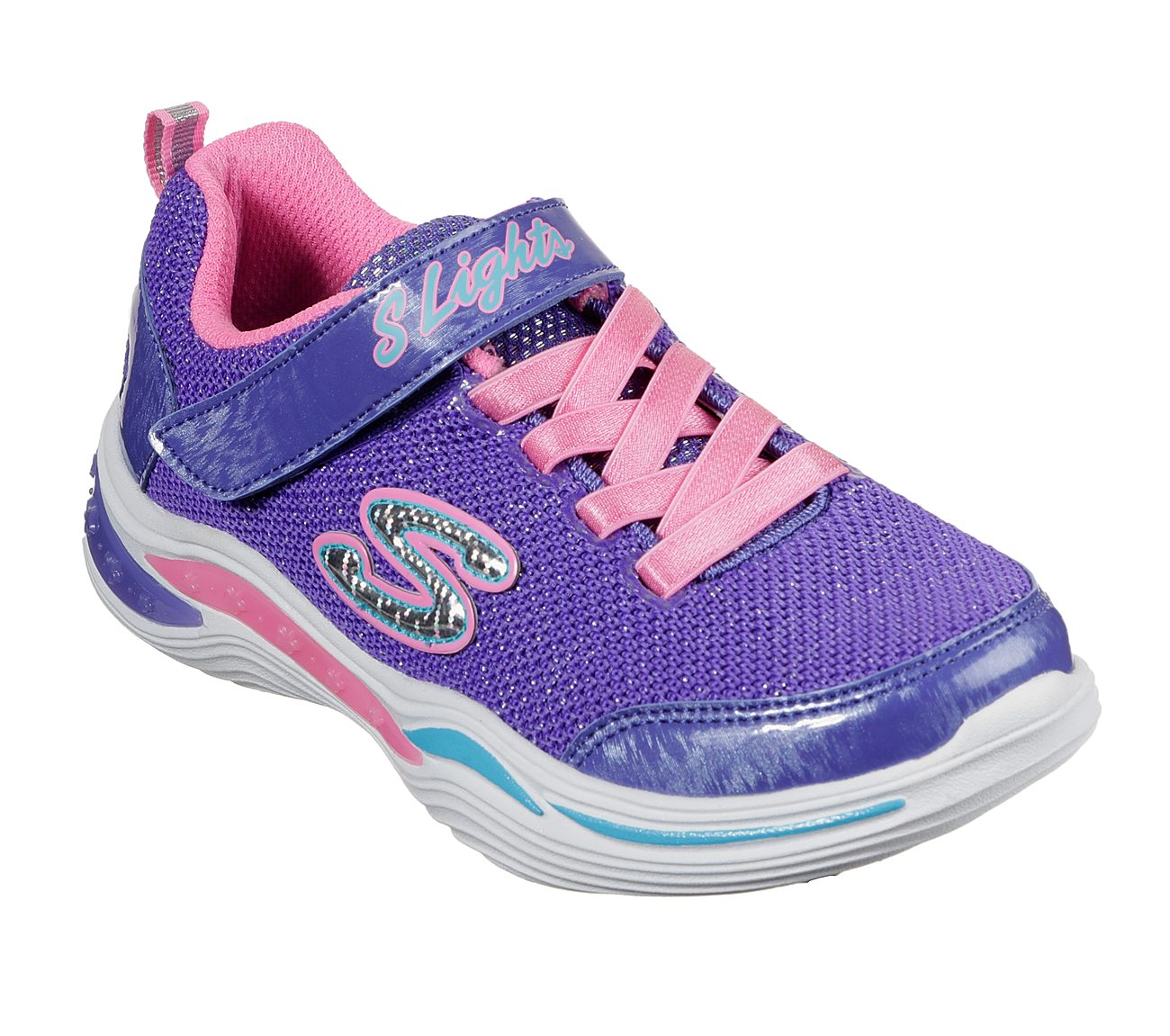 pink and purple skechers
