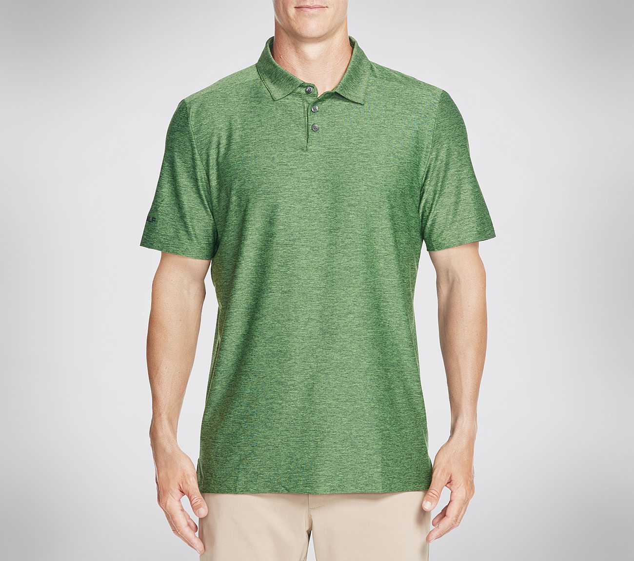 skechers polo shirt green