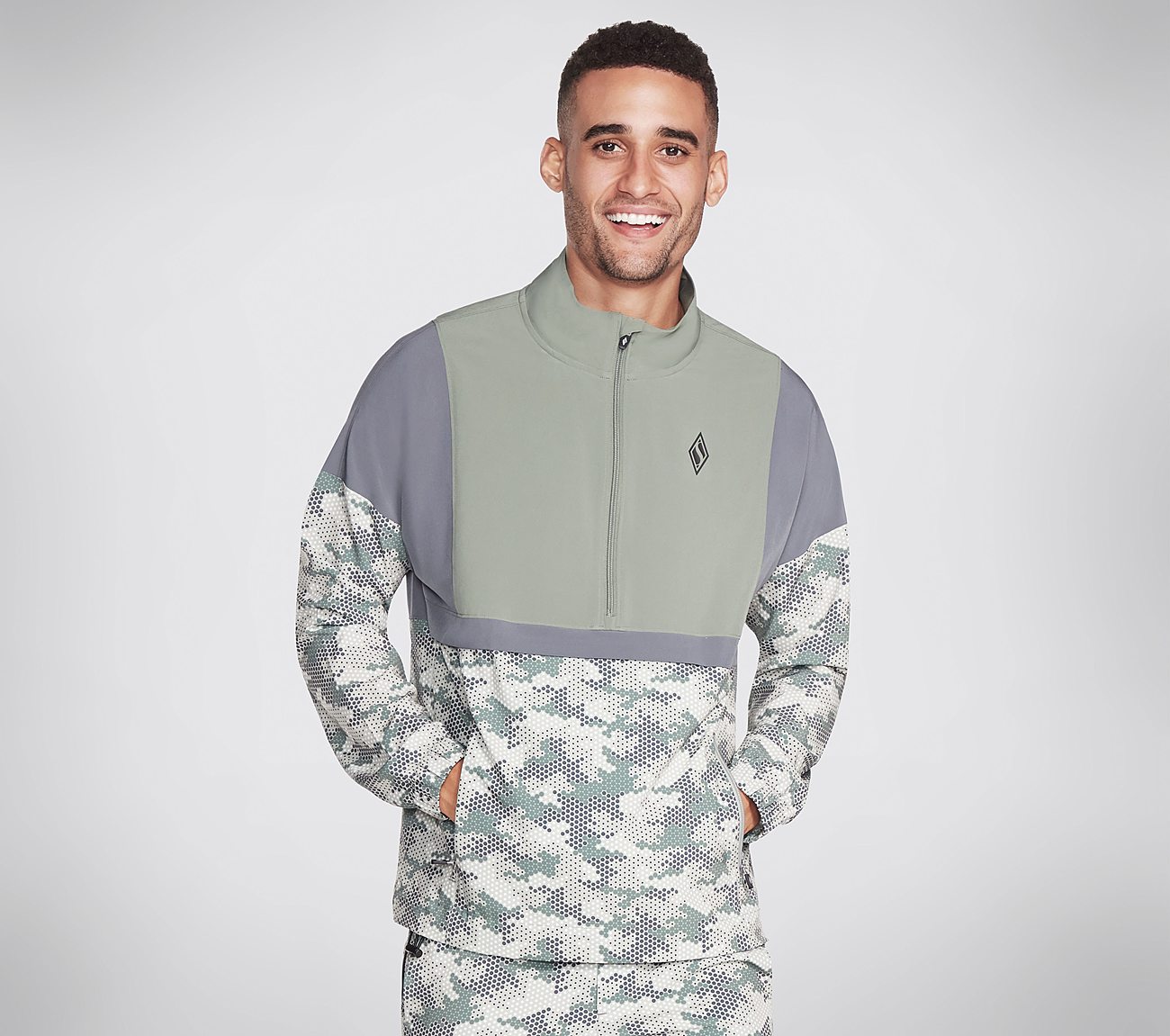 SKECHERS Men's Skechers Apparel Action Camo Anorak Jacket SKECHERS Philippines