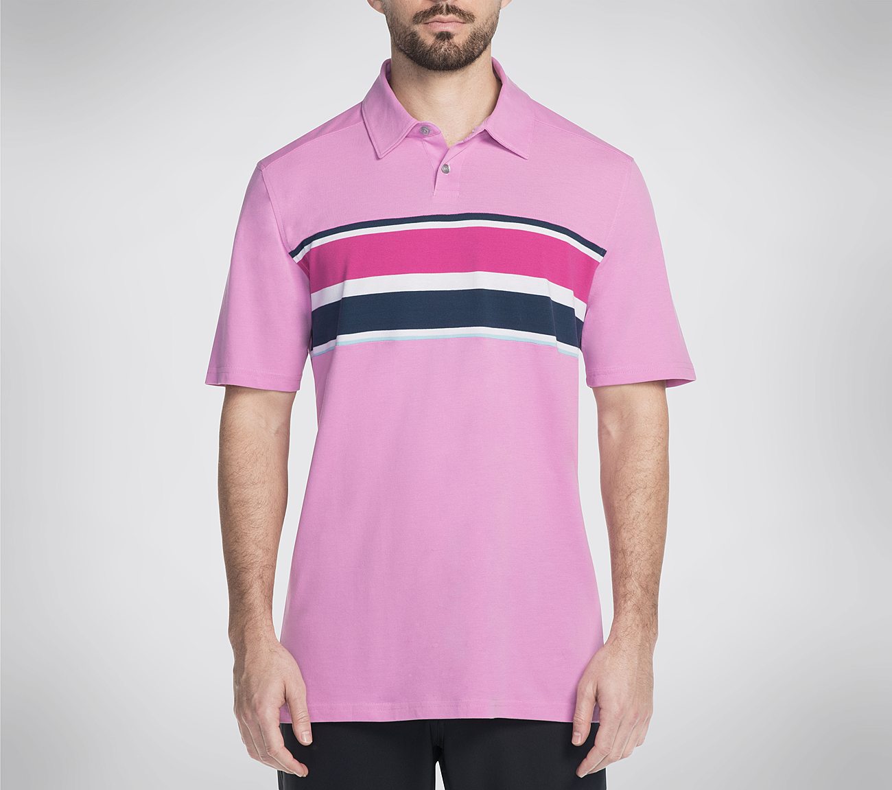 skechers polo shirt pink
