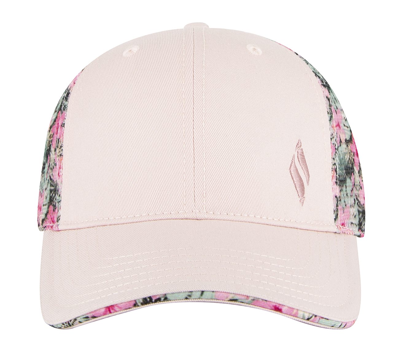 SKECHERS Women's Flower Print Diamond Logo Trucker Hat SKECHERS