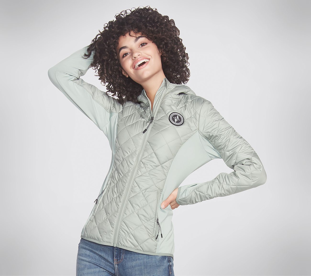 skechers quilted jacket