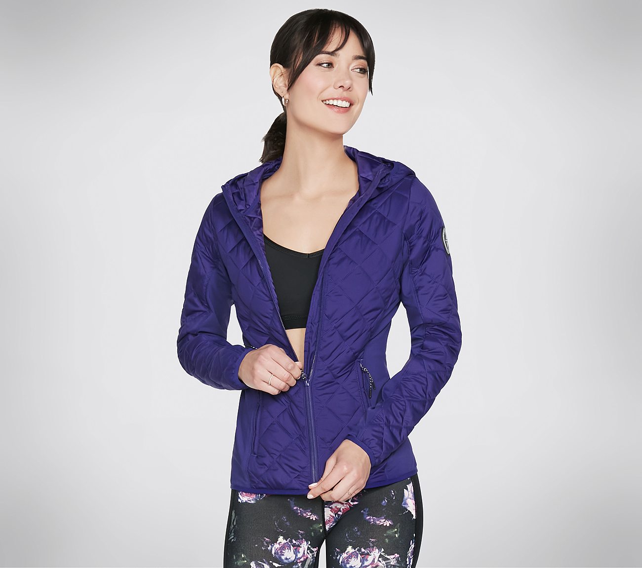 skechers quilted jacket