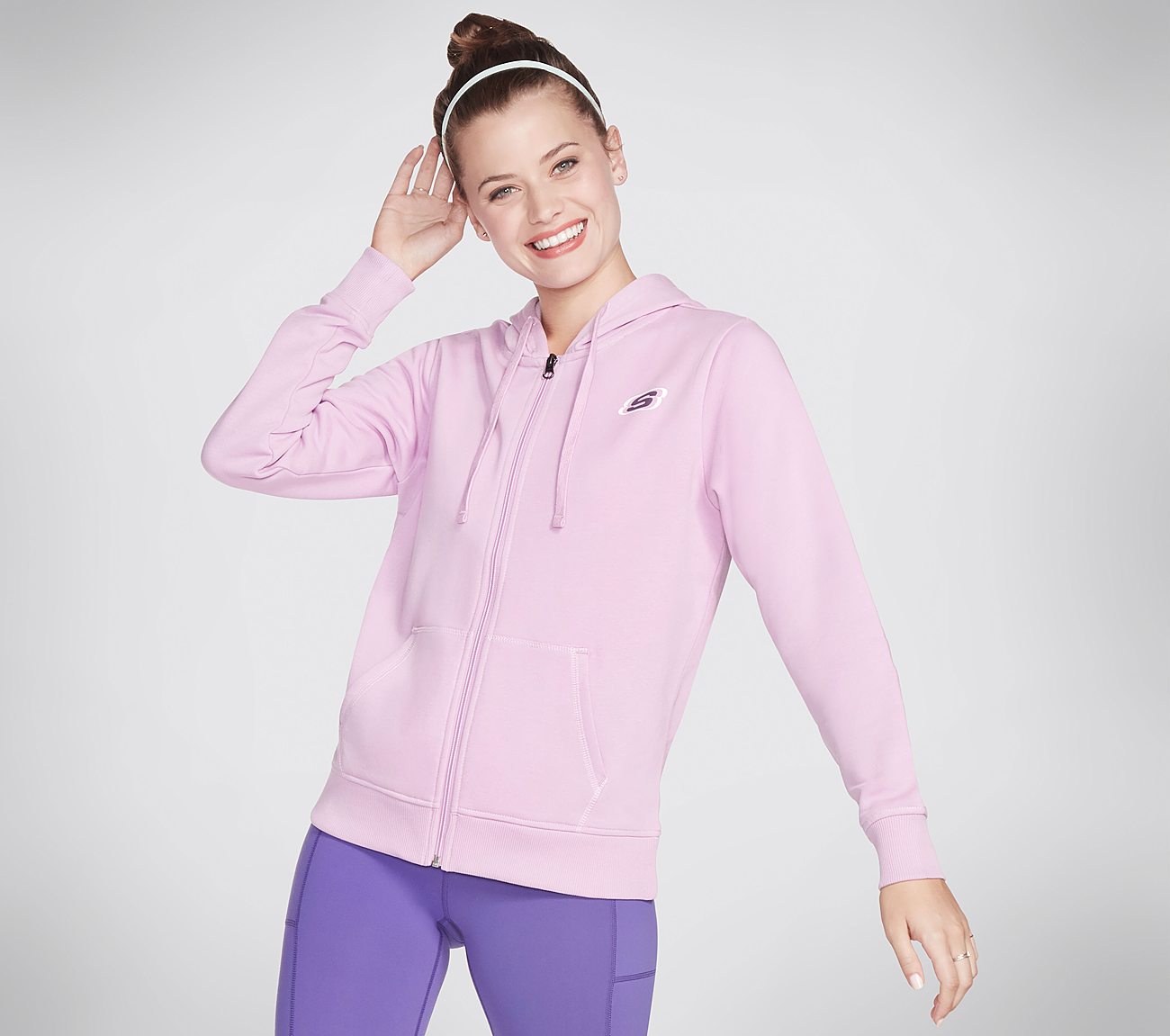 Buy SKECHERS Skechers Apparel Heritage II Front Zip Hoodie Skechers ...