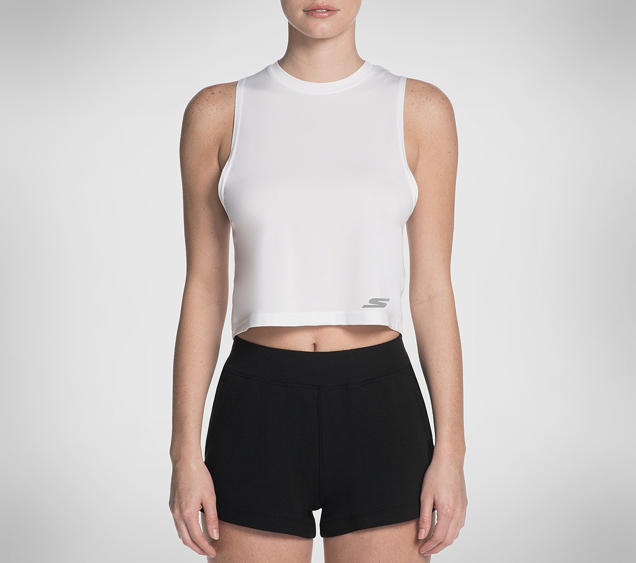 cropped athletic tank top