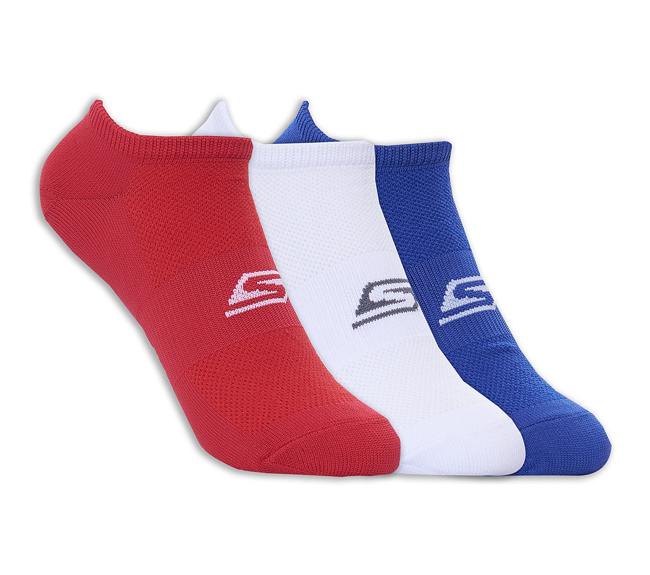 Buy SKECHERS 3 Pack No Show Stretch Socks Accessories Shoes