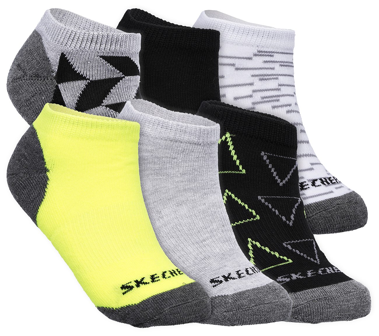 Buy SKECHERS 6 Pack Low Cut Half Terry Socks Socks Shoes