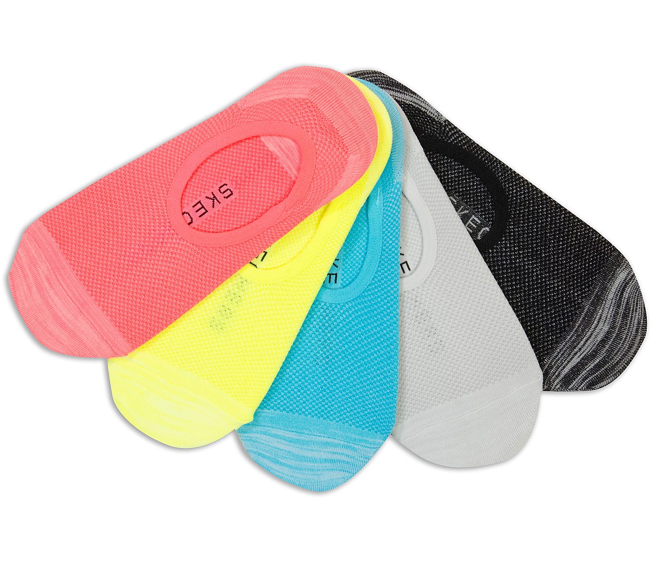 Buy SKECHERS 5 Pack Neon Liner Socks Socks Shoes