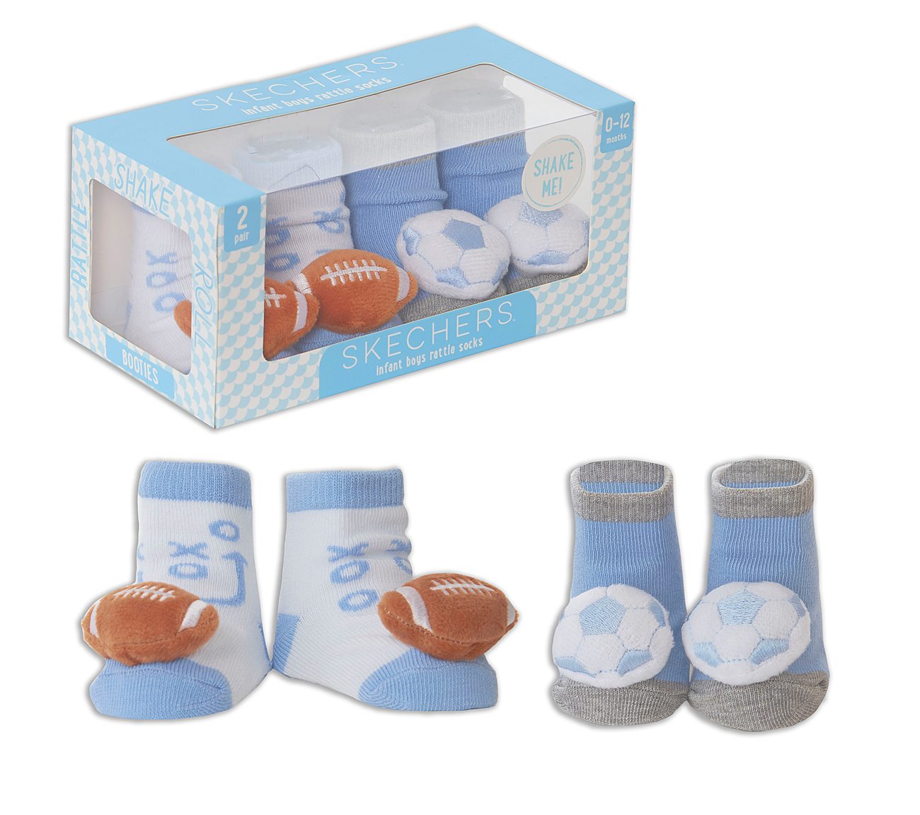 infant rattle socks