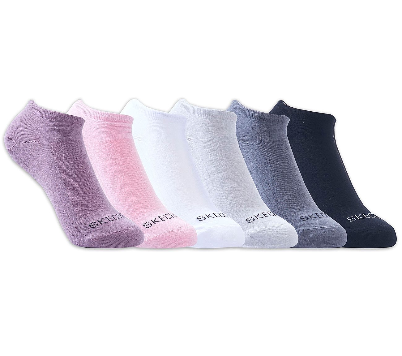 Buy SKECHERS 6 Pack Color Liner Socks 