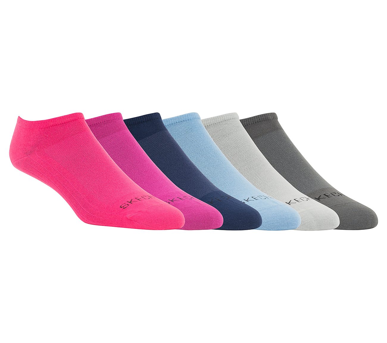 Buy SKECHERS 6 Pack Color Liner Socks 