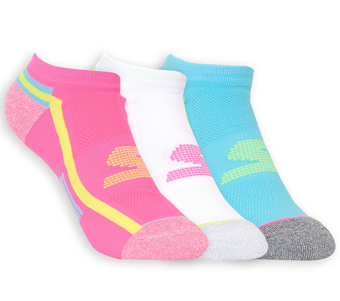 Buy SKECHERS 3 Pack Extended Terry Ankle Sport Socks Accessories Shoes