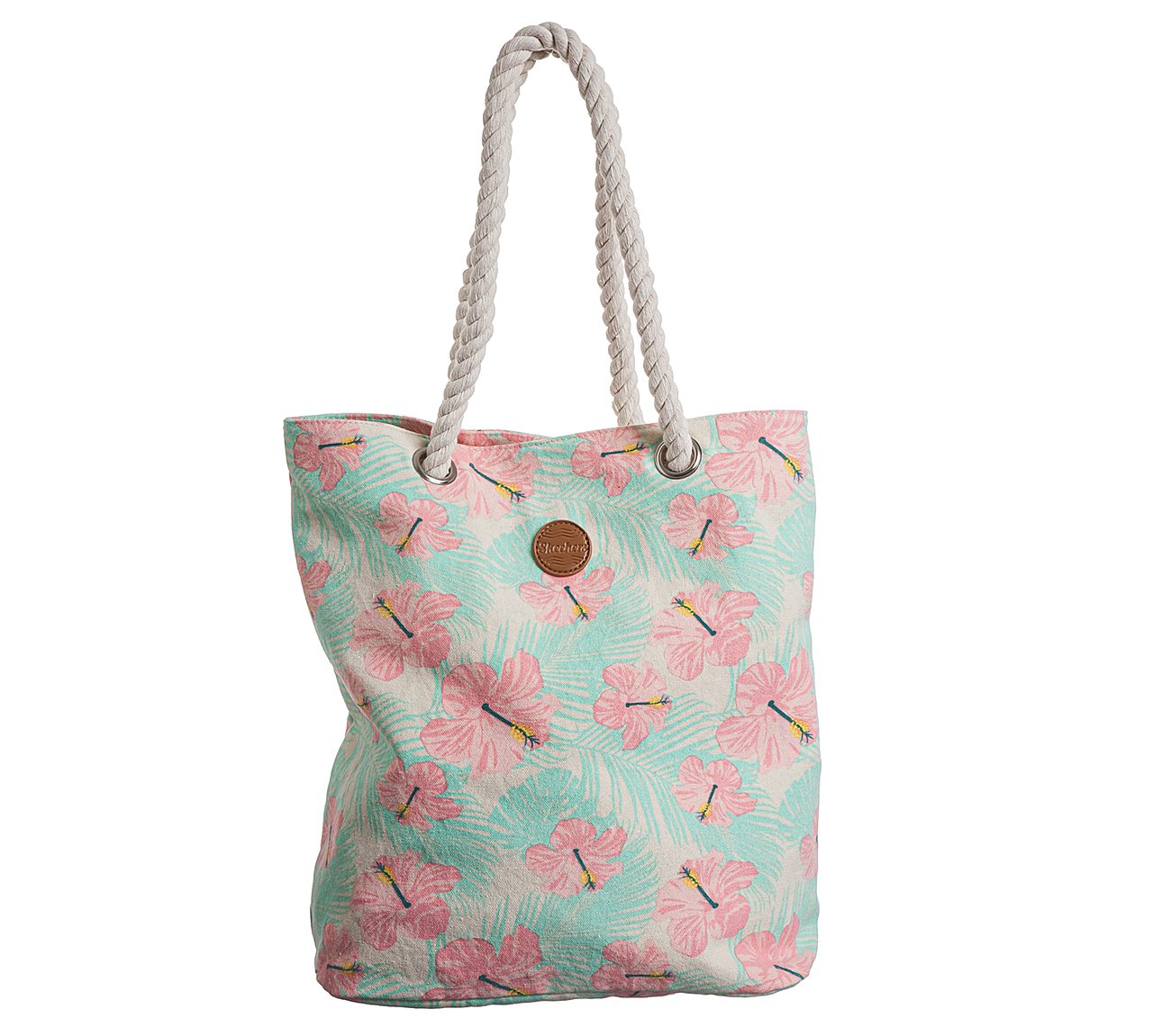 floral canvas bag